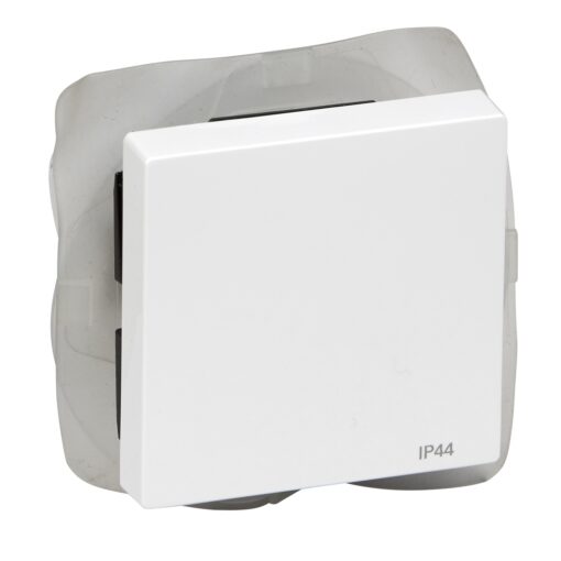 MTN432025 Лицев панел за ключ/бутон активно бяло IP44 System M /антибактериален/