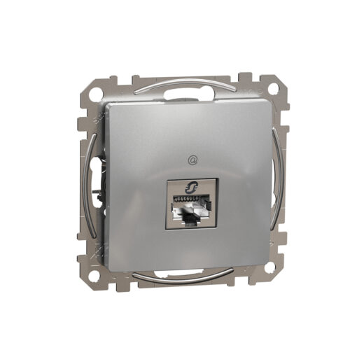 SDD113461S Sedna Design & Elements Информационна Розетка CAT 6 STP, RJ45, алуминий