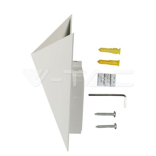 5w Led Стенна Лампа 4000k Ip65 Бяла 1 Посока - Image 4