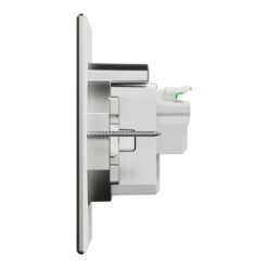 INS52100 Контакт XS за подов монтаж IP44 метален New Unica квадратен SE-INS52100