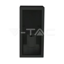 Стенна Лампа 1хe27 Черна Прозрачна - 8517 VTAC-8517