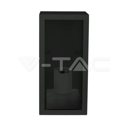 Стенна Лампа 1хe27 Черна Прозрачна - 8517 - Image 2