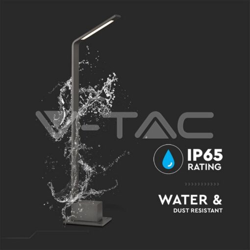7w Led Наземна Градинска Ip54 Сива 4000k - Image 5