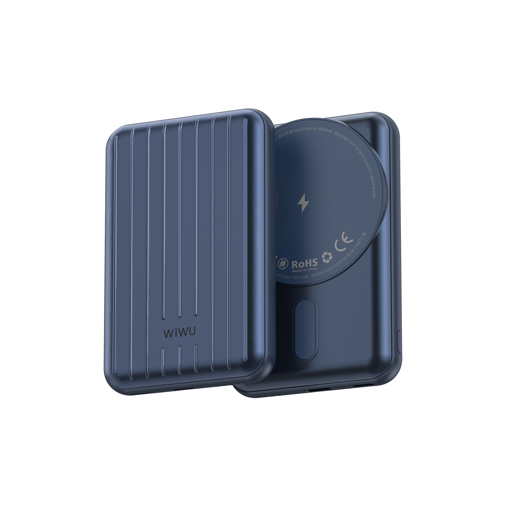Преносима батерия WiWu PP02, 5000mAh, 20W, Qi, MagSafe, Различни цветове - 87082 D-87082 6 Преносима батерия WiWu PP02, 5000mAh, 20W, Qi, MagSafe, Различни цветове - 87082 - Image 4