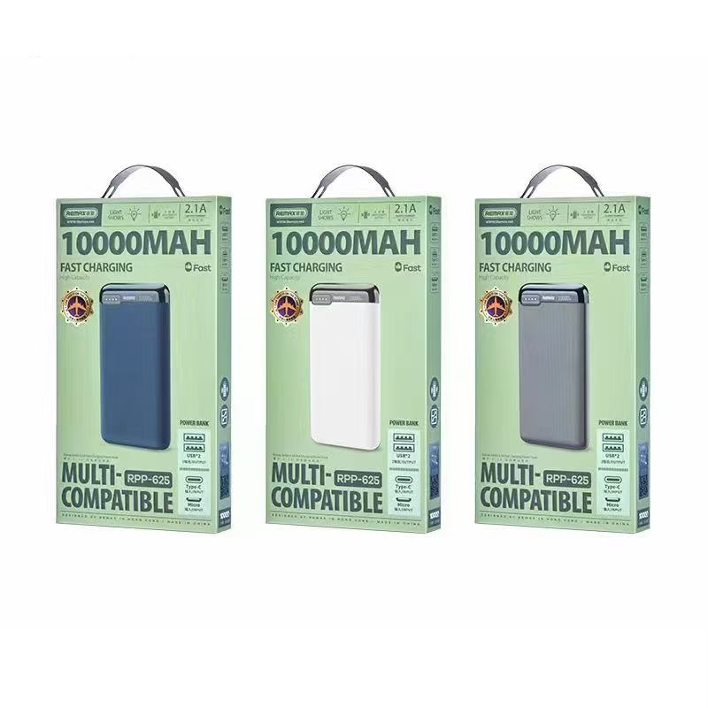 Преносима батерия Remax RPP-625, 10000mAh, 10.5W, Черен - 87097 D-87097 3 Преносима батерия Remax RPP-625, 10000mAh, 10.5W, Черен - 87097 - Image 2
