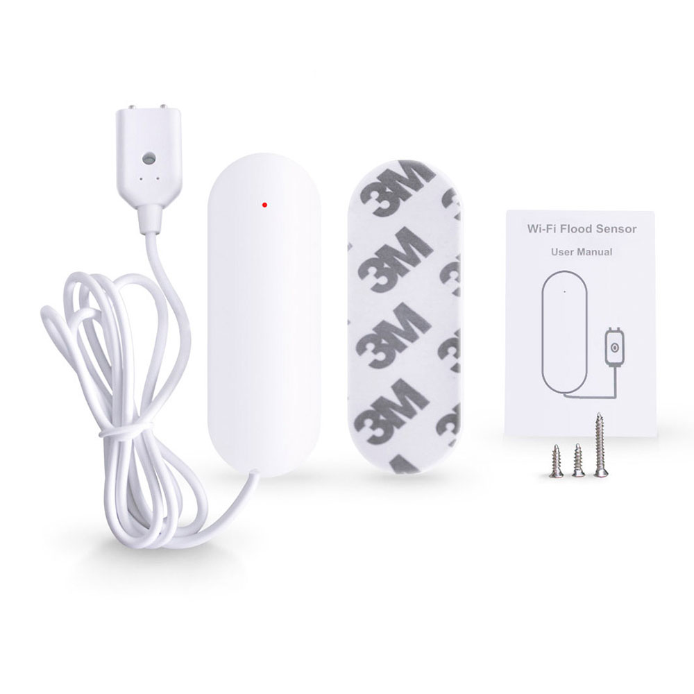 Смарт сензор No brand PST-WW002, За алармиране при наводнение, Wi-Fi, Tuya Smart, Бял - 91005 D-91005 5 Смарт сензор No brand PST-WW002, За алармиране при наводнение, Wi-Fi, Tuya Smart, Бял - 91005 - Image 4