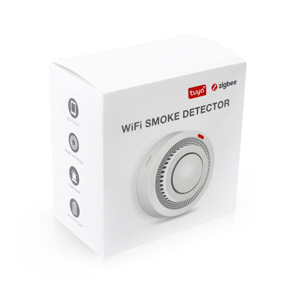 Смарт сензор No brand PST-YG400A, За дим, Wi-Fi, Tuya Smart, Бял - 91009 D-91009 8 Смарт сензор No brand PST-YG400A, За дим, Wi-Fi, Tuya Smart, Бял - 91009 - Image 6