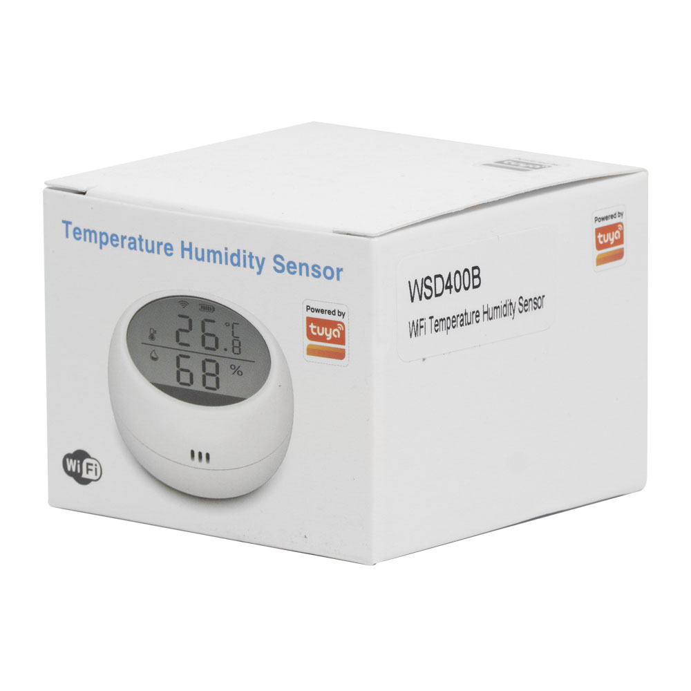 Смарт сензор No brand PST-WSD400B, За температура и влажност, LCD екран, Wi-Fi, Tuya Smart, Бял - 91010 D-91010 9 Смарт сензор No brand PST-WSD400B, За температура и влажност, LCD екран, Wi-Fi, Tuya Smart, Бял - 91010 - Image 8