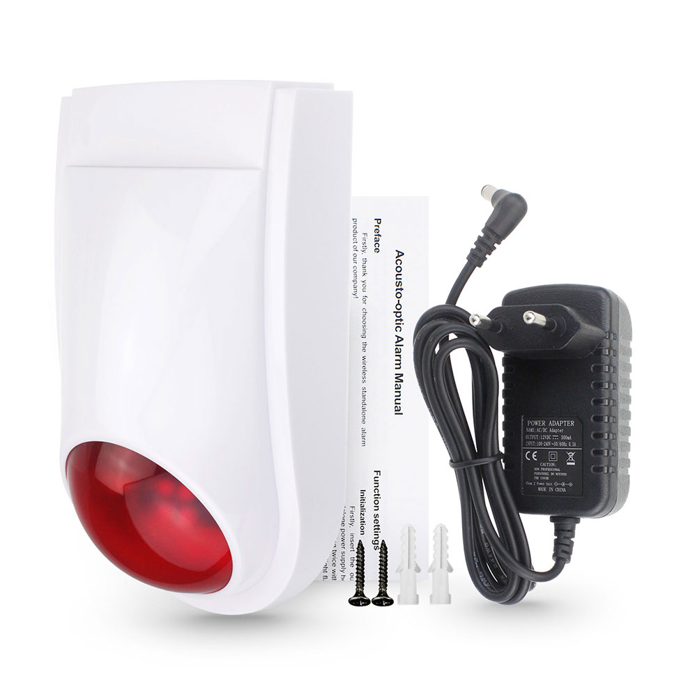Смарт сирена No brand PST-TS106, Външен монтаж, Wi-Fi, Tuya Smart, Бял - 91012 D-91012 7 Смарт сирена No brand PST-TS106, Външен монтаж, Wi-Fi, Tuya Smart, Бял - 91012 - Image 6