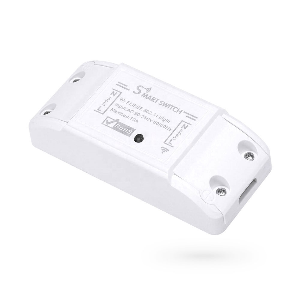 Смарт превключвател No brand PST-WF-S1, 1 канал, 220V, 10A, Wi-Fi, Tuya Smart, Бял - 91019 D-91019 4 Смарт превключвател No brand PST-WF-S1, 1 канал, 220V, 10A, Wi-Fi, Tuya Smart, Бял - 91019 - Image 3