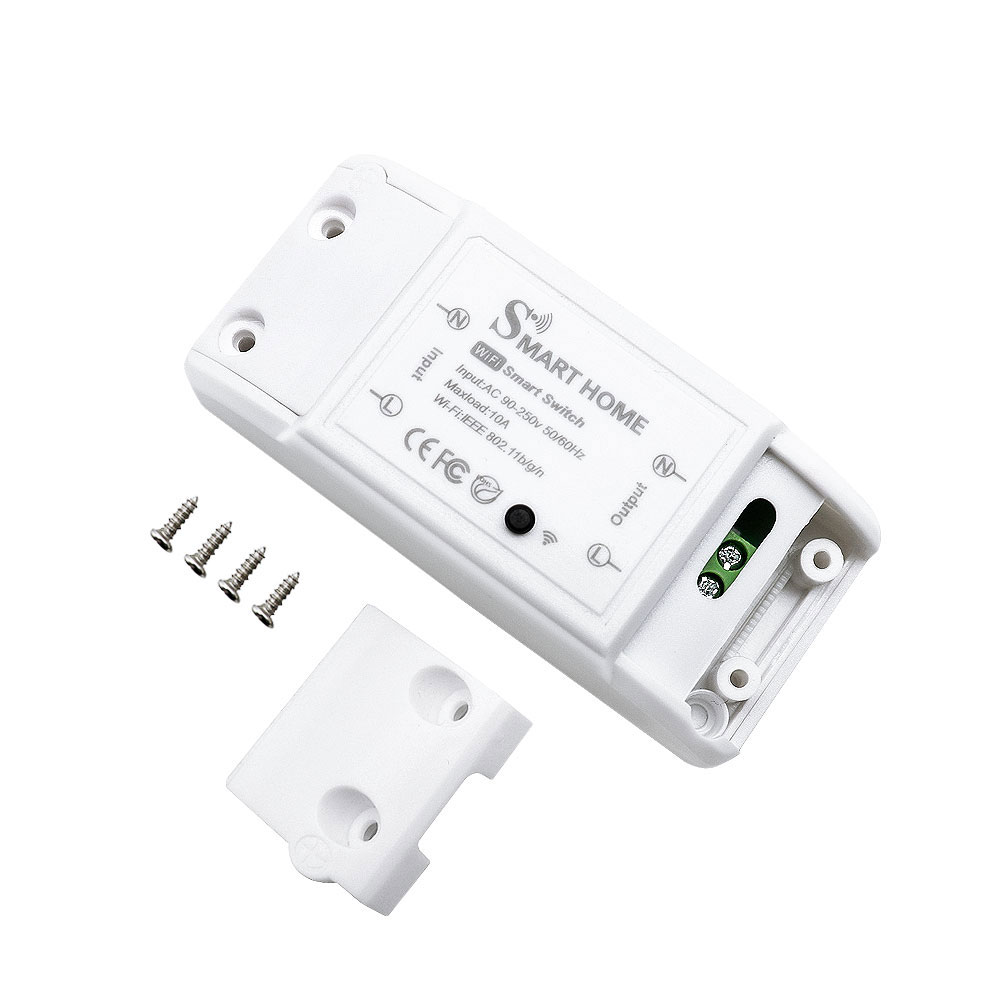 Смарт превключвател No brand PST-WF-S1, 1 канал, 220V, 10A, Wi-Fi, Tuya Smart, Бял - 91019 D-91019 5 Смарт превключвател No brand PST-WF-S1, 1 канал, 220V, 10A, Wi-Fi, Tuya Smart, Бял - 91019 - Image 4
