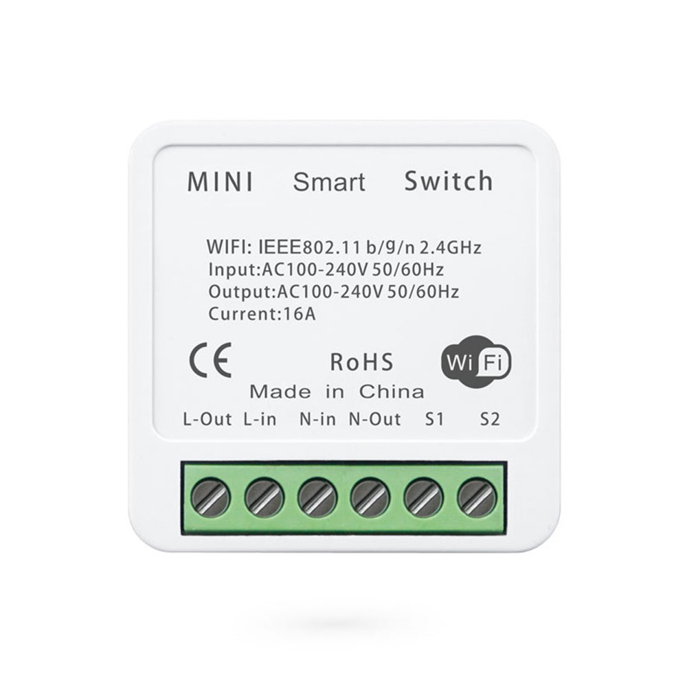 Смарт превключвател No brand PST-AP-SMT, 1 канал, 220V, 16A, Wi-Fi, Tuya Smart, Бял - 91021 D-91021 6 Смарт превключвател No brand PST-AP-SMT, 1 канал, 220V, 16A, Wi-Fi, Tuya Smart, Бял - 91021 - Image 4