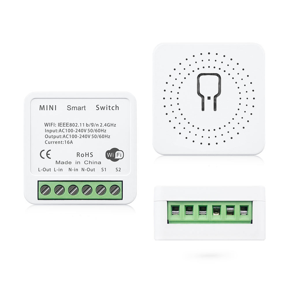 Смарт превключвател No brand PST-AP-SMT, 1 канал, 220V, 16A, Wi-Fi, Tuya Smart, Бял - 91021 D-91021 8 Смарт превключвател No brand PST-AP-SMT, 1 канал, 220V, 16A, Wi-Fi, Tuya Smart, Бял - 91021 - Image 6