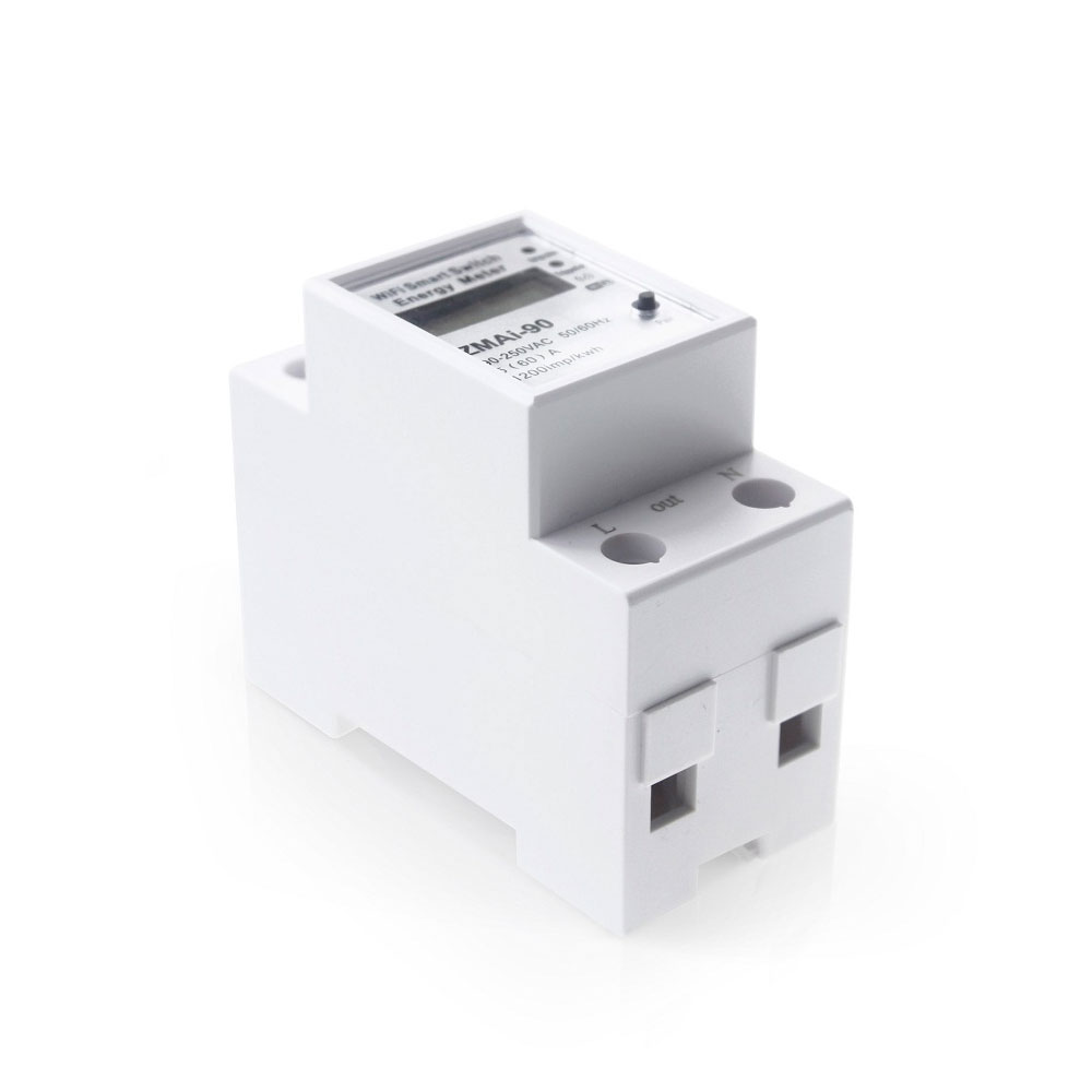 Смарт електромер No brand PST-ZMAi-90, За 35mm DIN, 220V, 60A, Wi-Fi, Tuya Smart, Бял - 91023 D-91023 7 Смарт електромер No brand PST-ZMAi-90, За 35mm DIN, 220V, 60A, Wi-Fi, Tuya Smart, Бял - 91023 - Image 5