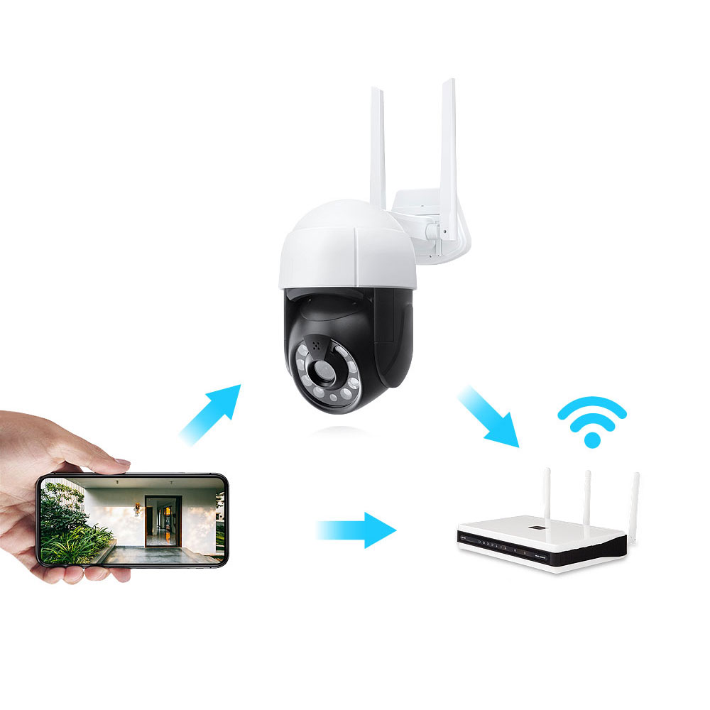 Смарт охранителна камера No brand PST-C18B-5MP, 5.0Mp, PTZ, Външен монтаж, Wi-Fi, Tuya Smart, Бял - 91028 D-91028 7 Смарт охранителна камера No brand PST-C18B-5MP, 5.0Mp, PTZ, Външен монтаж, Wi-Fi, Tuya Smart, Бял - 91028 - Image 5