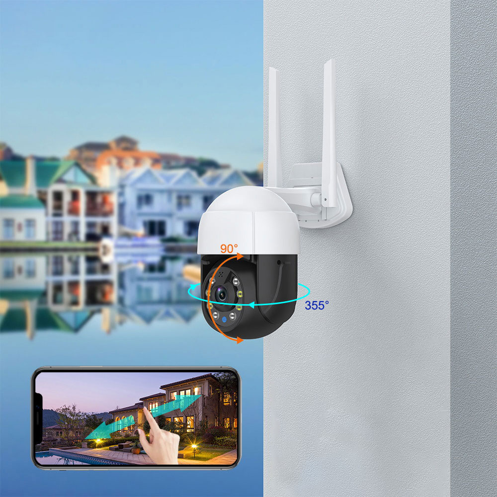 Смарт охранителна камера No brand PST-C18B-5MP, 5.0Mp, PTZ, Външен монтаж, Wi-Fi, Tuya Smart, Бял - 91028 D-91028 10 Смарт охранителна камера No brand PST-C18B-5MP, 5.0Mp, PTZ, Външен монтаж, Wi-Fi, Tuya Smart, Бял - 91028 - Image 8