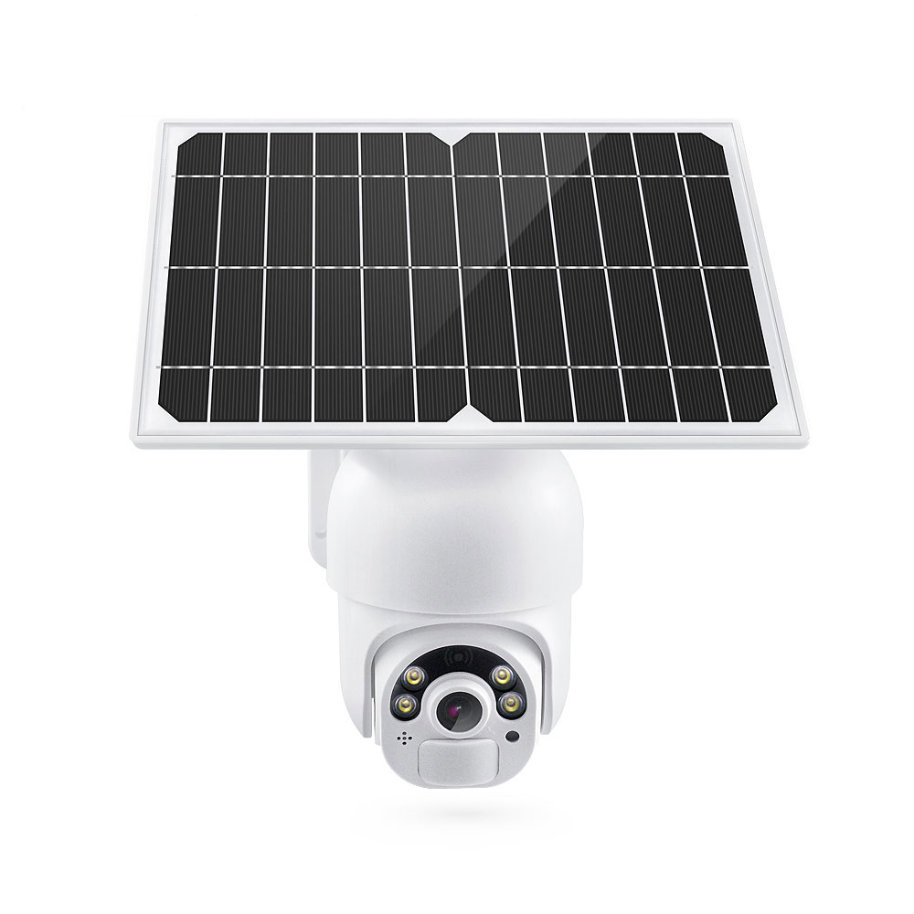 Смарт охранителна камера No brand PST-S20-4GT 2.0Mp, PTZ, 4G, Соларен панел, Външен монтаж, Tuya Smart, Бял - 91034 D-91034 4 Смарт охранителна камера No brand PST-S20-4GT 2.0Mp, PTZ, 4G, Соларен панел, Външен монтаж, Tuya Smart, Бял - 91034 - Image 3