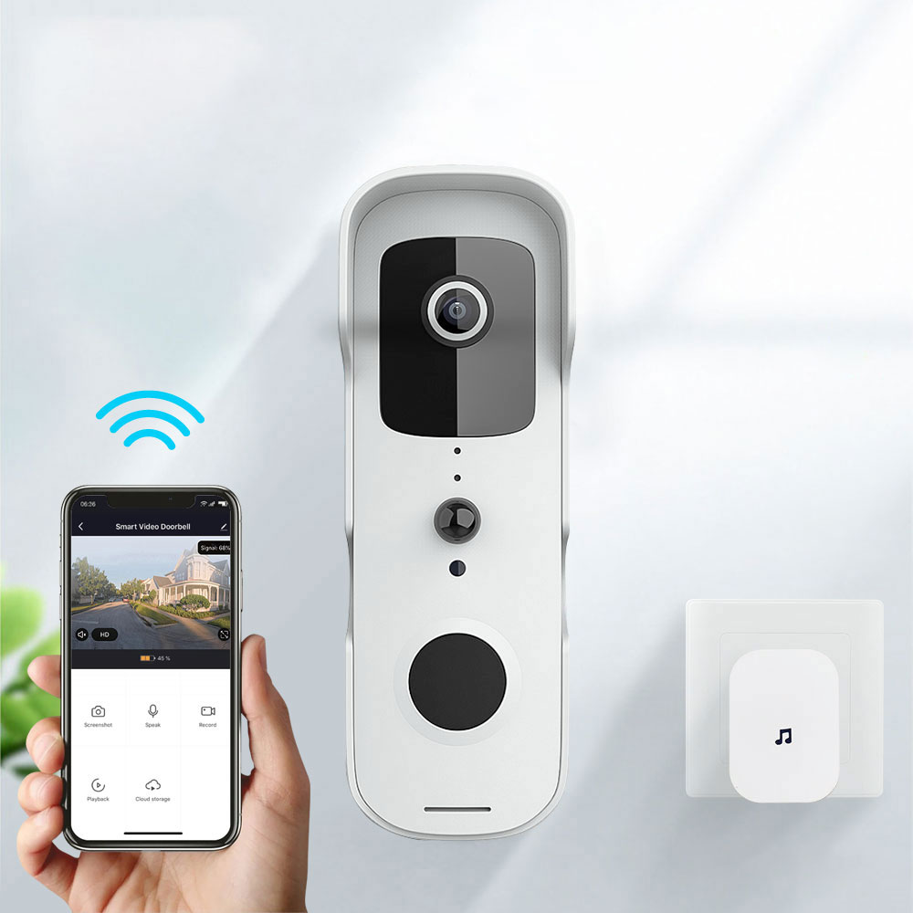 Смарт видео звънец No brand PST-T30, 2.0Mp, Wi-Fi, Tuya Smart, Бял - 91039 D-91039 7 Смарт видео звънец No brand PST-T30, 2.0Mp, Wi-Fi, Tuya Smart, Бял - 91039 - Image 5
