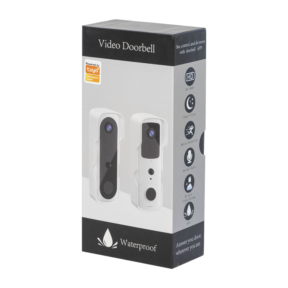 Смарт видео звънец No brand PST-T30, 2.0Mp, Wi-Fi, Tuya Smart, Бял - 91039 D-91039 8 Смарт видео звънец No brand PST-T30, 2.0Mp, Wi-Fi, Tuya Smart, Бял - 91039 - Image 6