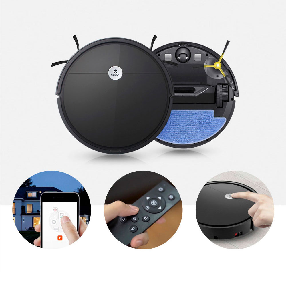Робот прахосмукачка No brand PST-M1, Wi-Fi, Tuya Smart, Черен - 91041 D-91041 9 Робот прахосмукачка No brand PST-M1, Wi-Fi, Tuya Smart, Черен - 91041 - Image 8