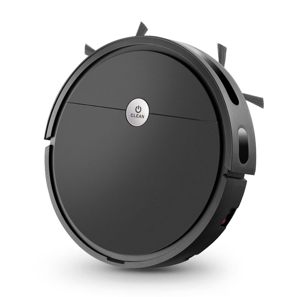 Робот прахосмукачка No brand PST-M1, Wi-Fi, Tuya Smart, Черен – 91041