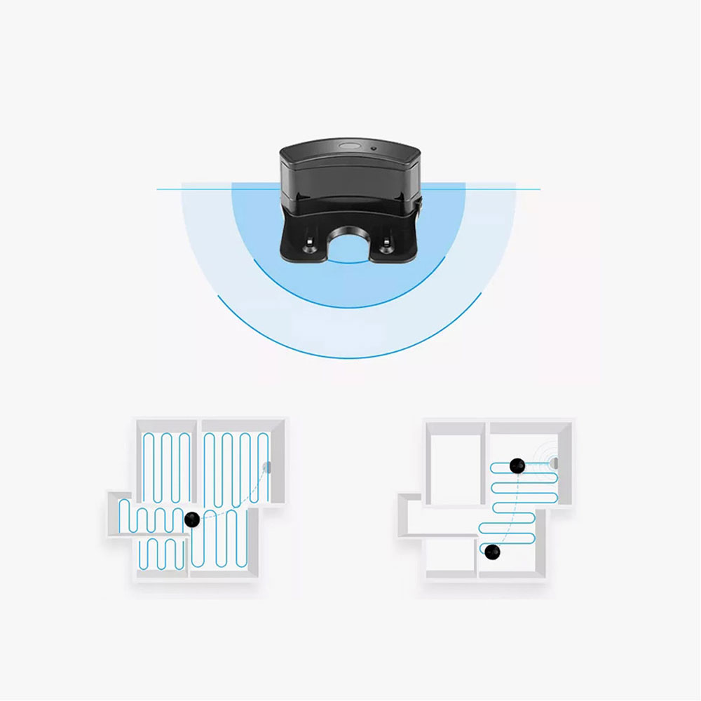 Робот прахосмукачка No brand PST-A3-C, Wi-Fi, Tuya Smart, Бял - 91042 D-91042 13 Робот прахосмукачка No brand PST-A3-C, Wi-Fi, Tuya Smart, Бял - 91042 - Image 11