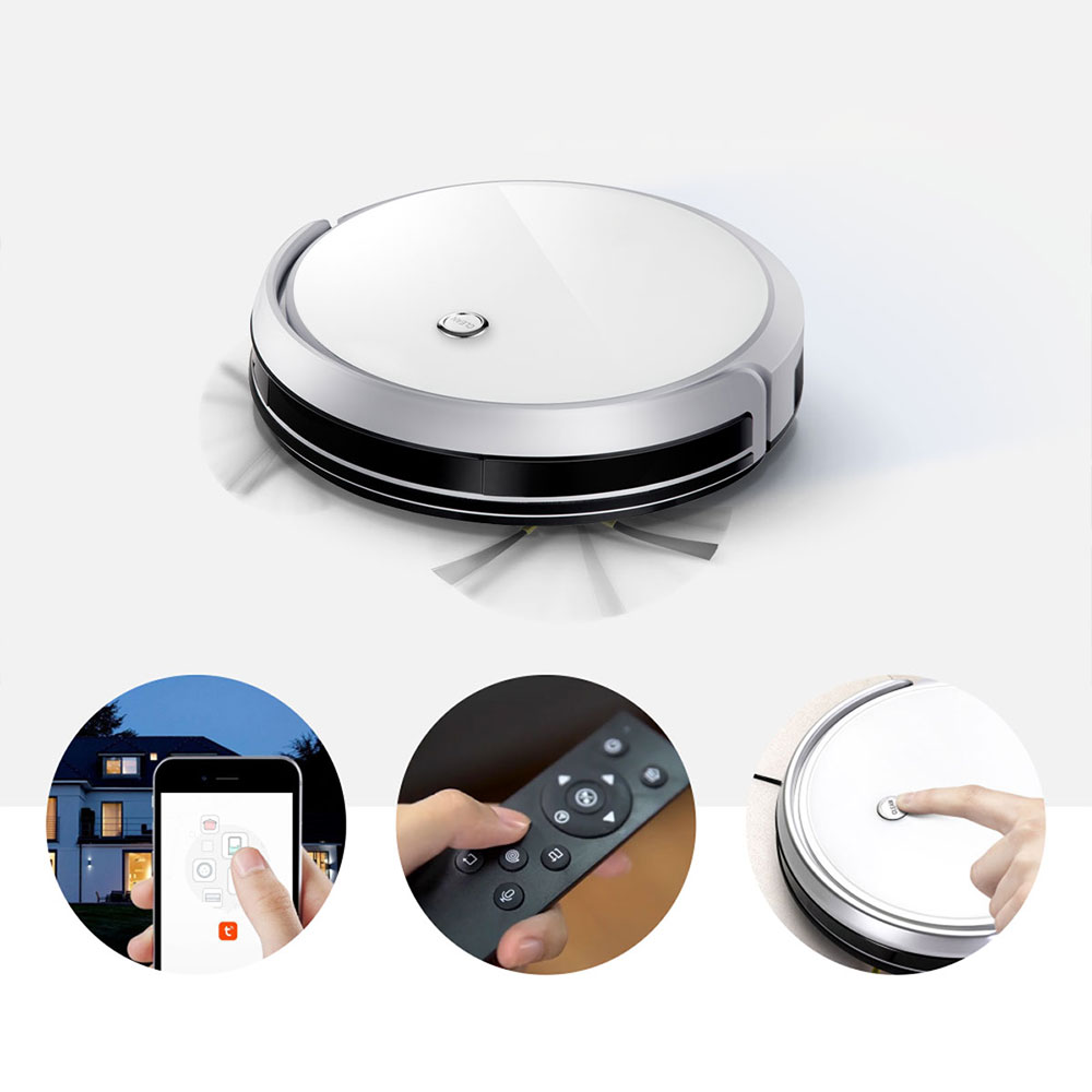 Робот прахосмукачка No brand PST-A3-C, Wi-Fi, Tuya Smart, Бял - 91042 D-91042 10 Робот прахосмукачка No brand PST-A3-C, Wi-Fi, Tuya Smart, Бял - 91042 - Image 8
