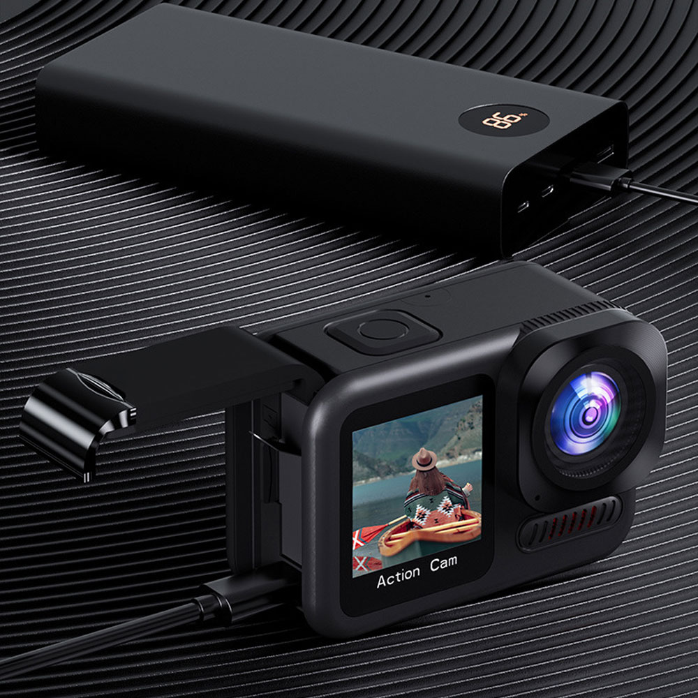 Водоустойчива екшън камера No brand AC08-2, 24 Mp, 5K, с WIFI, 170°, HDMI, Черен - 91065 D-91065 6 Водоустойчива екшън камера No brand AC08-2, 24 Mp, 5K, с WIFI, 170°, HDMI, Черен - 91065 - Image 5