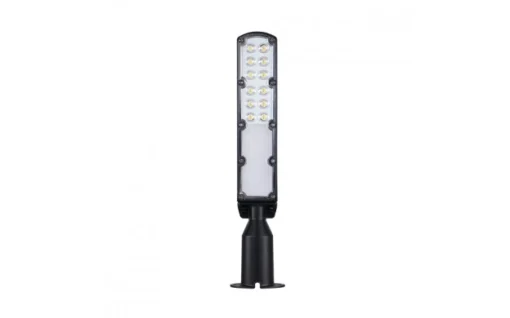 LED УЛИЧНА ЛАМПА 30W SANAN-CHIP 180-265V 100LM/W IP65 75×130° 6000K ЧЕРНО ТЯЛО