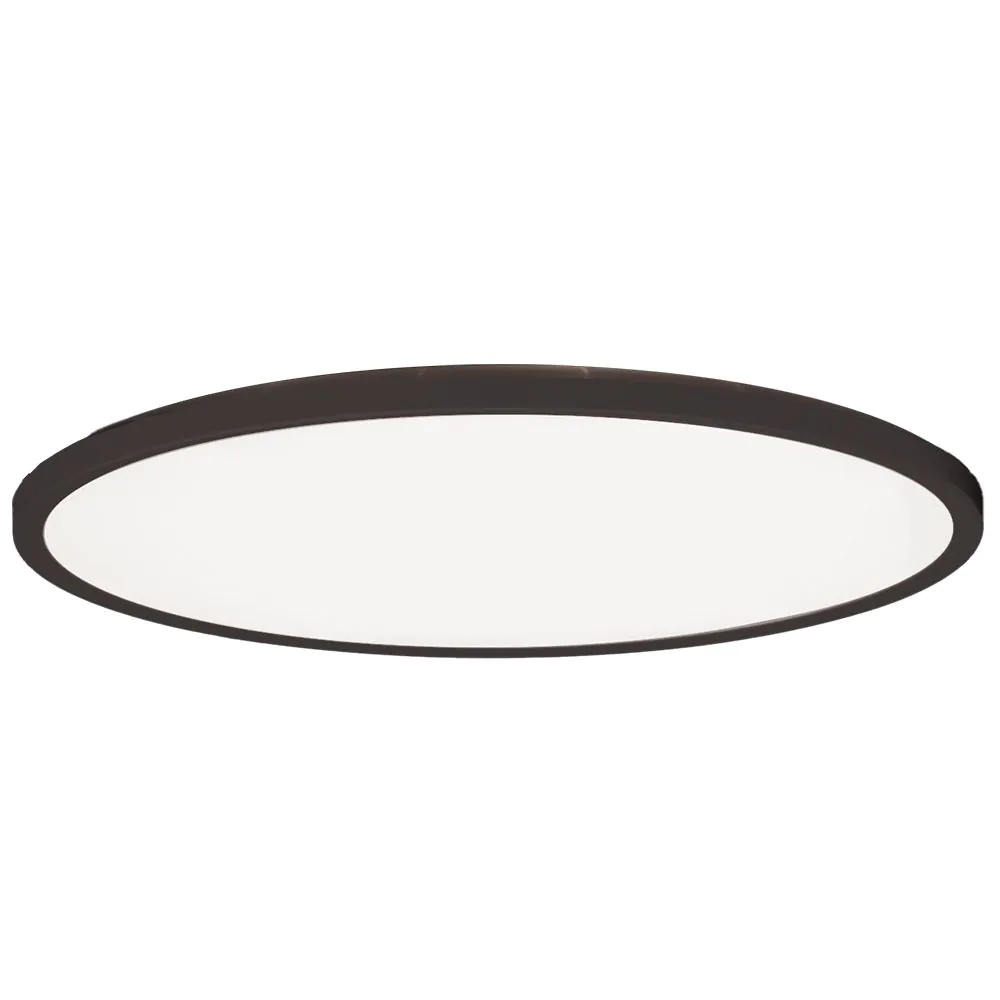 EL-18RCCTBL КРЪГЛА LED ПЛАФОНИЕРА 18W CCT Ф300,ЧЕРЕН
