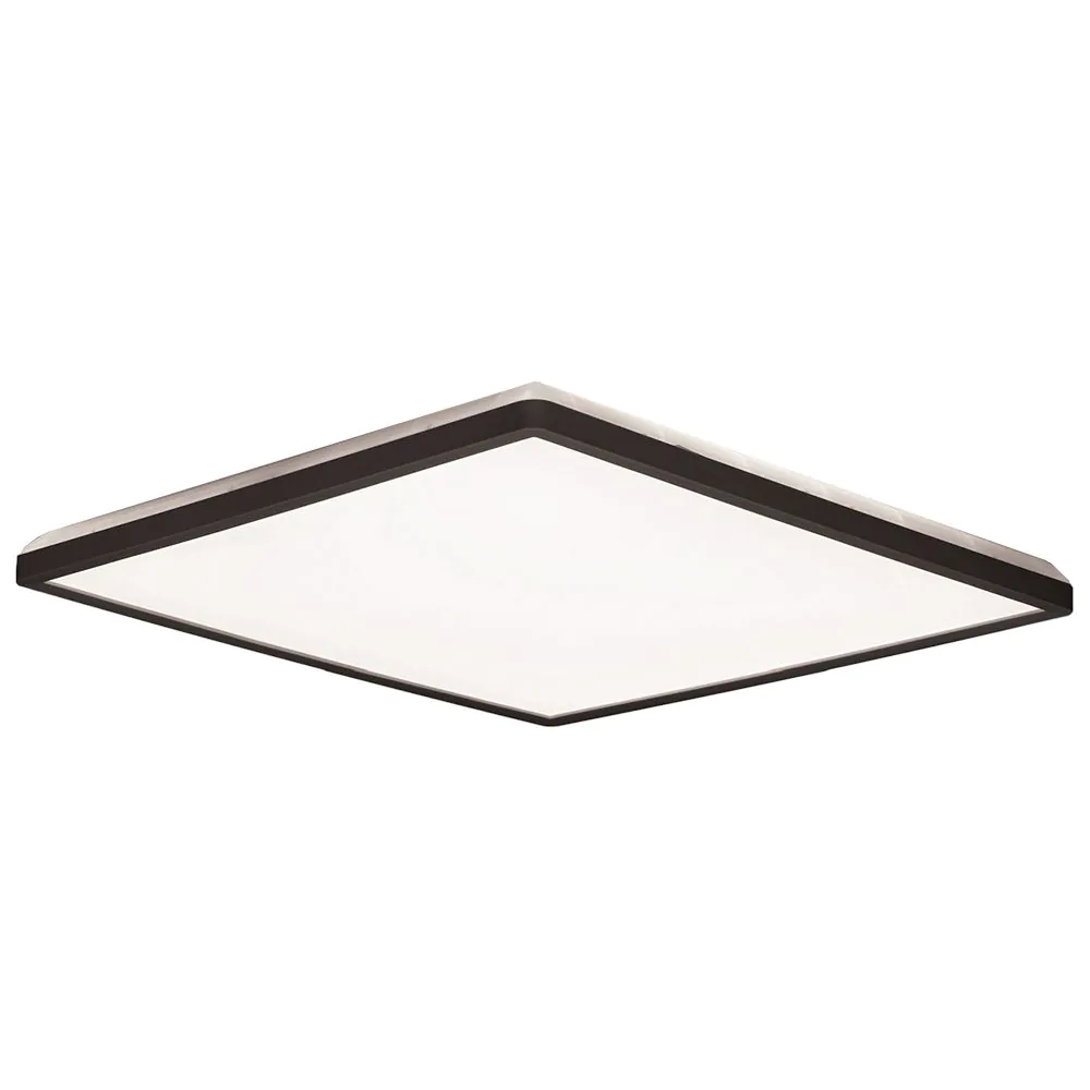 EL-18SCCTBL КВАДРАТНА LED ПЛАФОНИЕРА 18W CCT 300MM,ЧЕРЕН