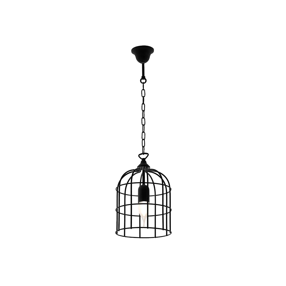 CAGE ПЕНДЕЛ 1xE27 ЧЕРЕН