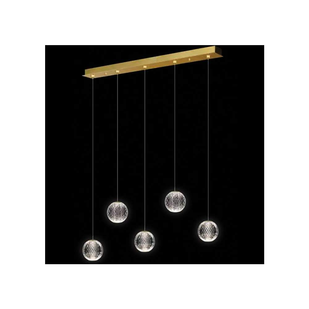 DIAMOND LED ПЕНДЕЛ 21W 3000K, ЗЛАТО