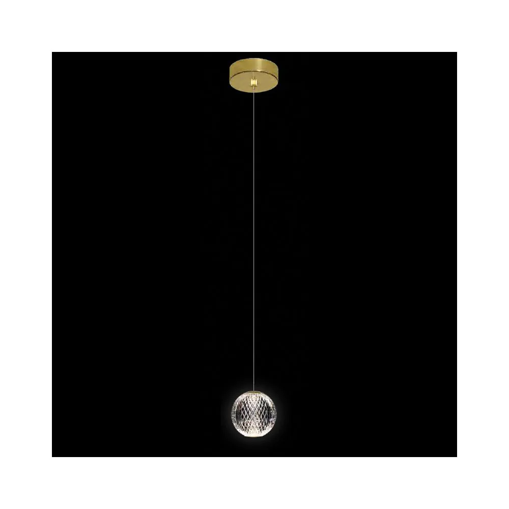 DIAMOND LED ПЕНДЕЛ 4.2W 3000K, ЗЛАТО