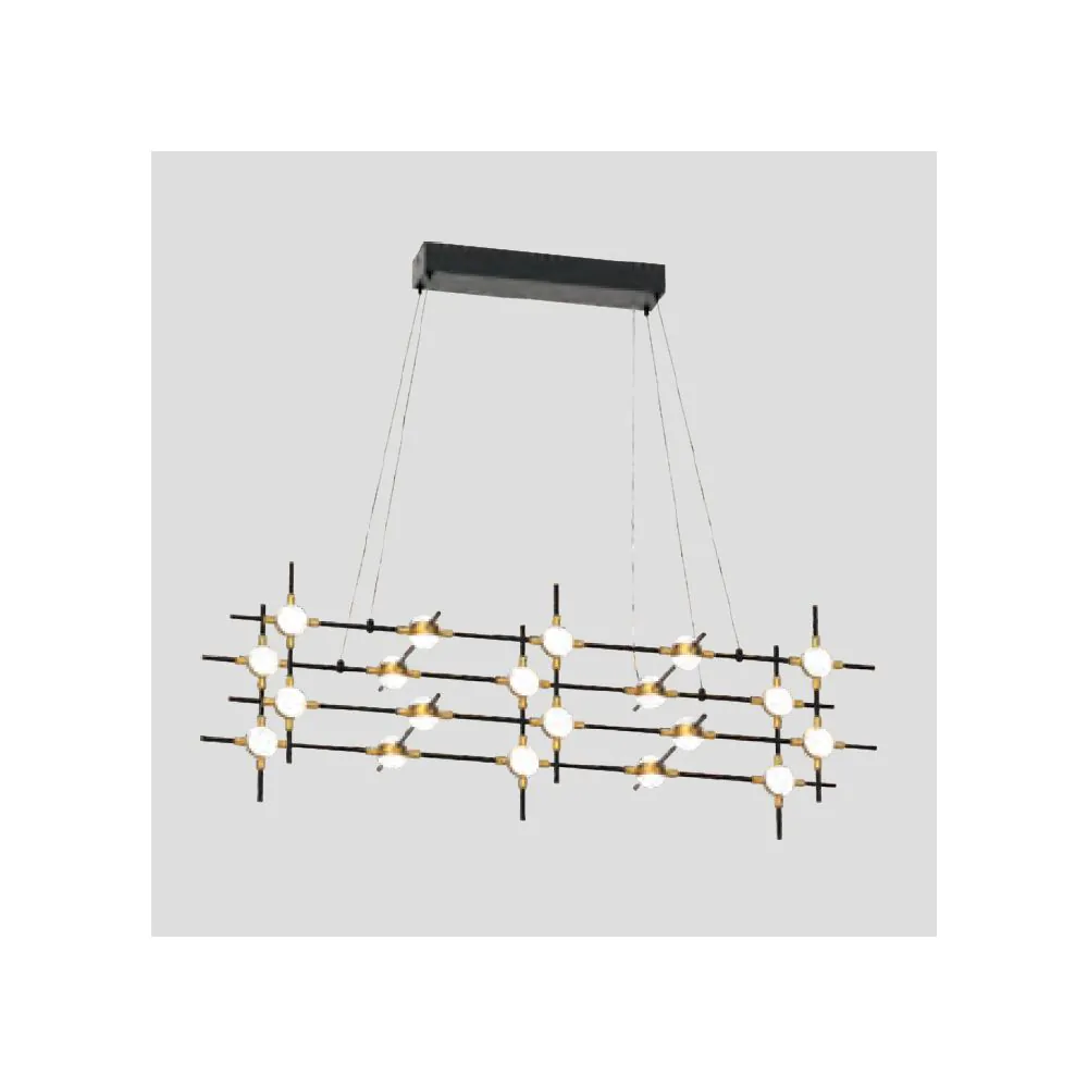 MODULAR LED ПЕНДЕЛ 48W 3000K, ЧЕРНО+ЗЛАТО