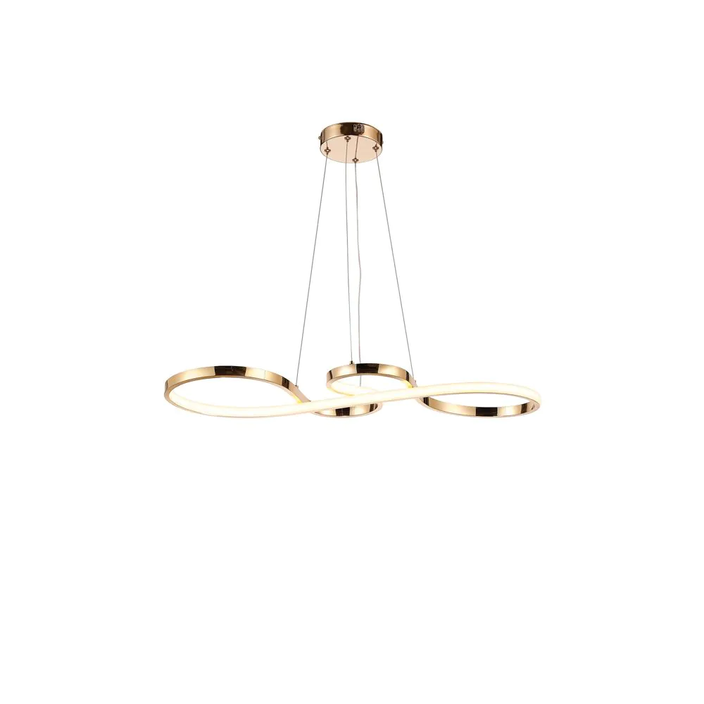 TINA LED ПЕНДЕЛ 35W 3000K, ФРЕНСКО ЗЛАТО