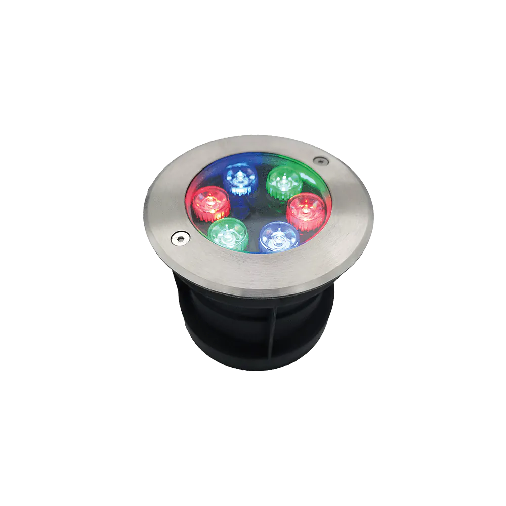 ОСВЕТИТЕЛНО ТЯЛО ЗА ВОДА 6W RGB, IP68 С ДИСТ.