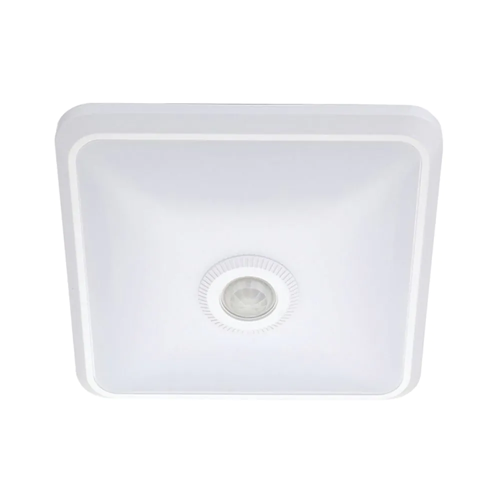 ST76FB LED ПЛАФОН С PIR СЕНЗОР 360° 16W 4000K БЯЛ