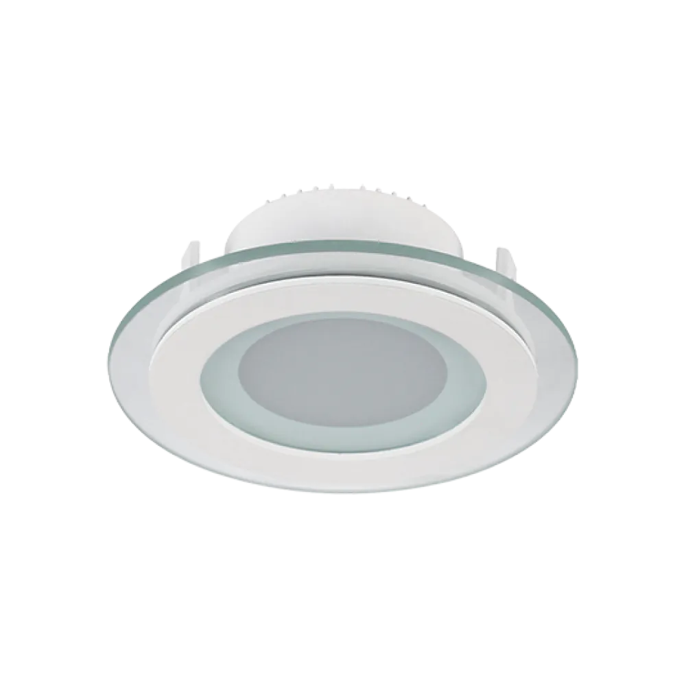 LED ПАНЕЛ КРЪГЪЛ СЪС СТЪКЛО 6W 4000K