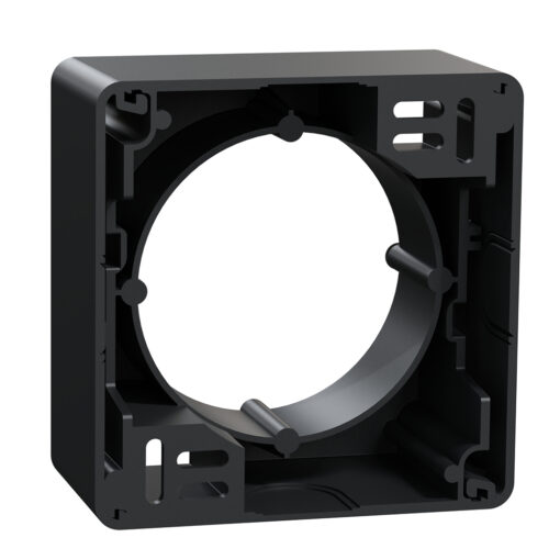 Sedna Design & Elements, Кутия за открит монтаж, 1 модул, антрацит SDD114901 - Image 3