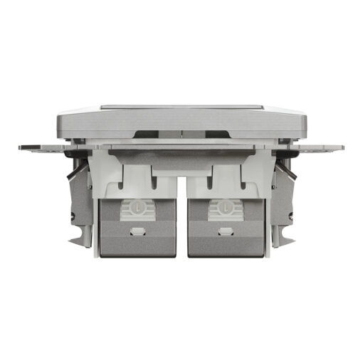 SDD113467S Sedna Design & Elements Двойна Информационна Розетка CAT 6A STP, RJ45, алуминий - Image 5