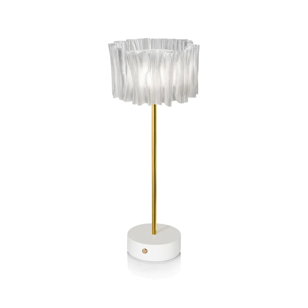 SLAMP НАСТОЛНА ЛАМПА ACCORDEON 1,3W LED 2700K БЯЛ