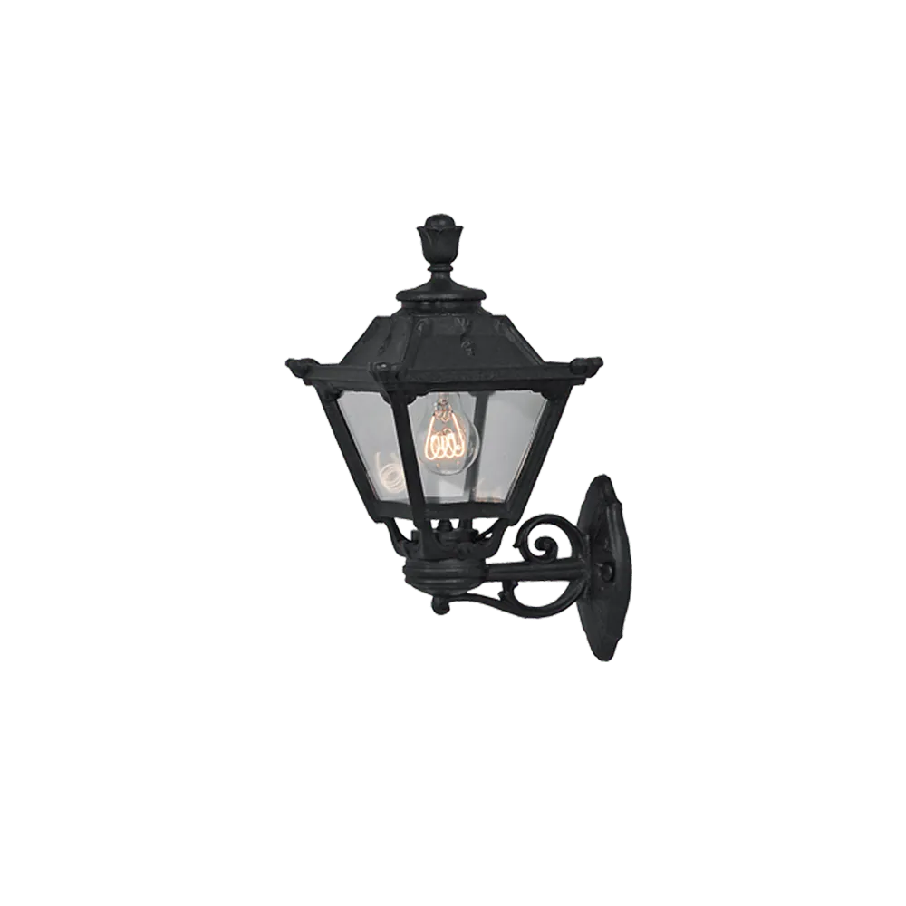GOLIA ГРАДИНСКИ ФЕНЕР ЗА СТЕНА 1XE27 IP55 ЧЕРЕН