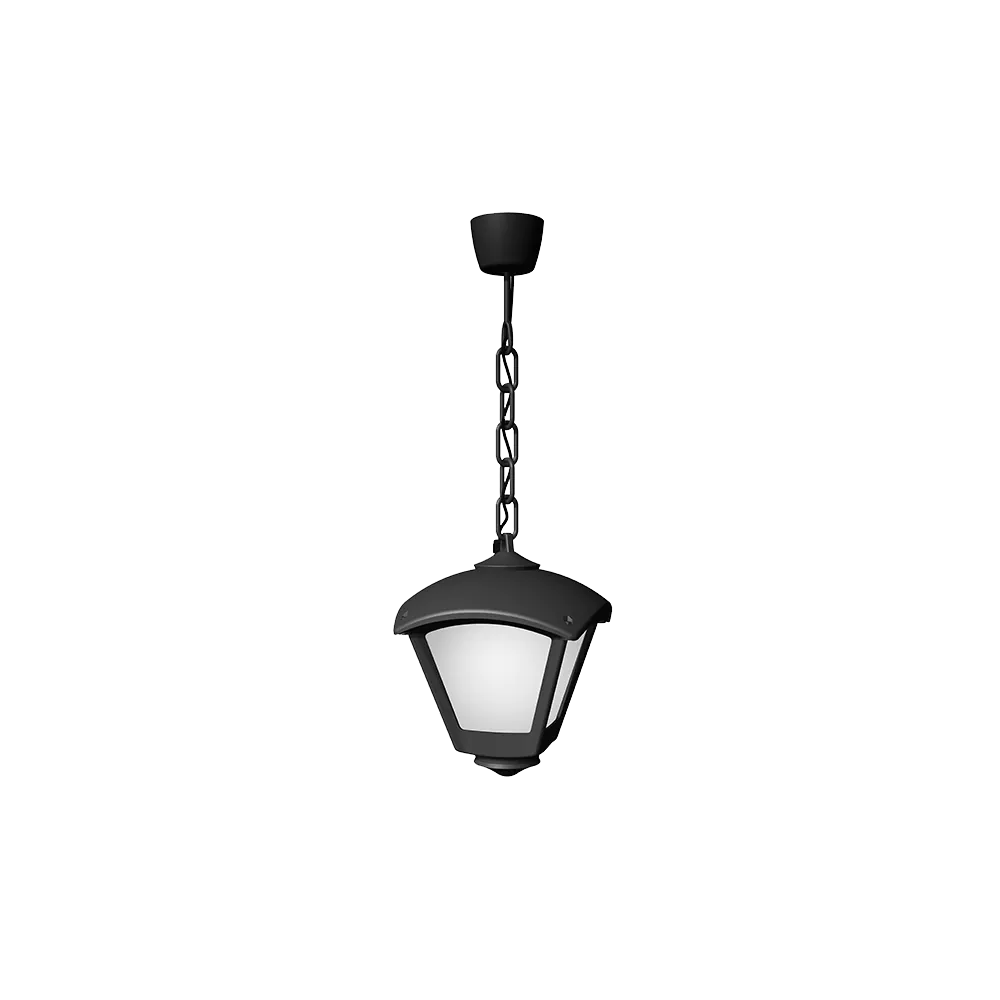 DARIO 250 ГРАДИНСКИ ФЕНЕР ВИСЯЩ 1XE27 IP55 ЧЕРЕН