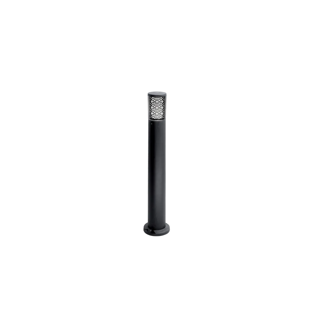CARLO DECO LED ГРАД. СТЪЛБ 6W CCT IP55 800MM ЧЕРЕН