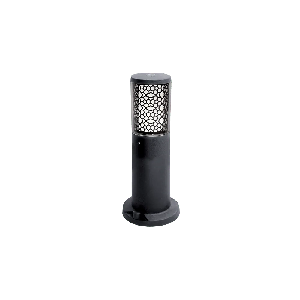 CARLO DECO LED ГРАД. СТЪЛБ 6W CCT IP55 400MM ЧЕРЕН
