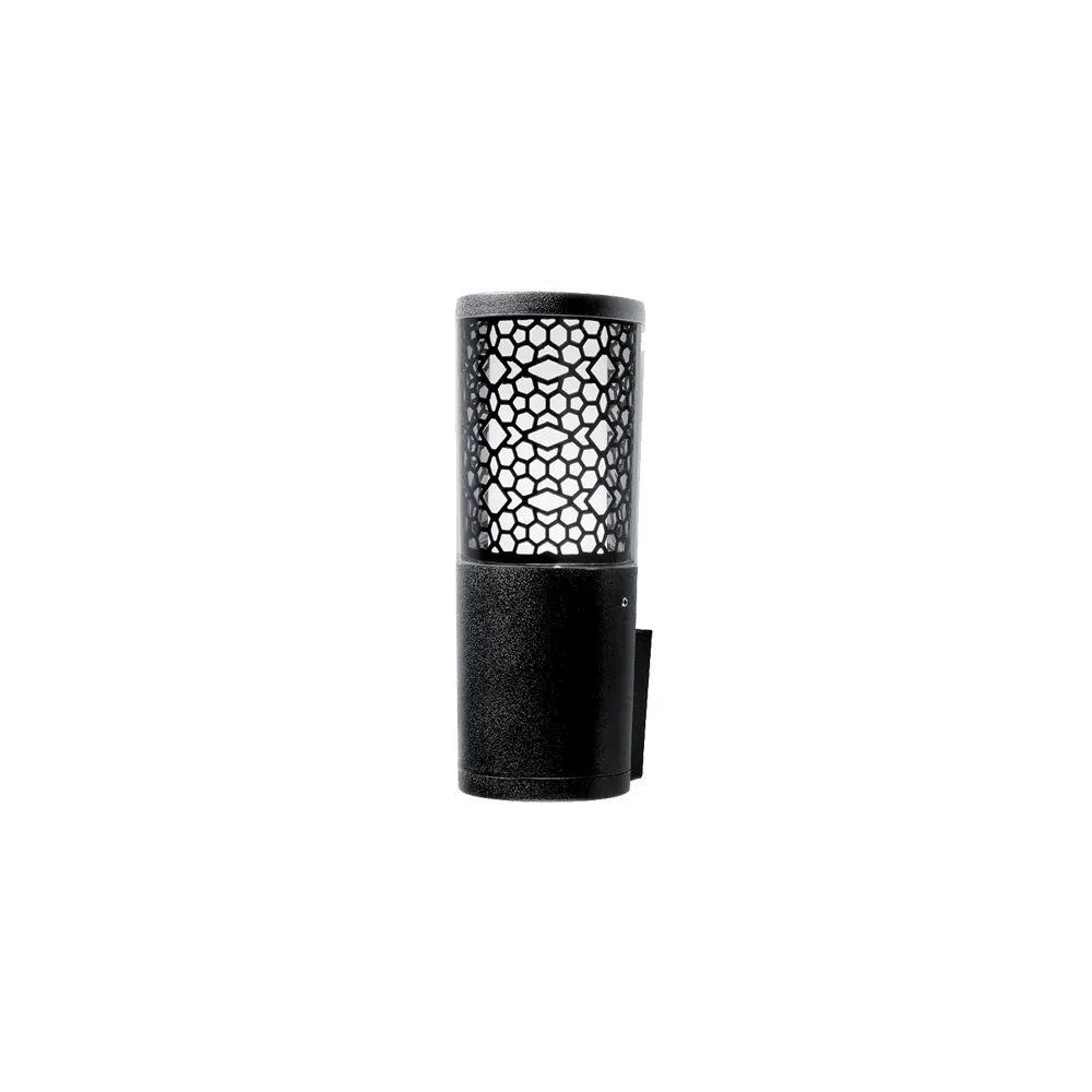 CARLO DECO LED ГРАДИНСКИ АПЛИК 6W CCT IP55 ЧЕРЕН