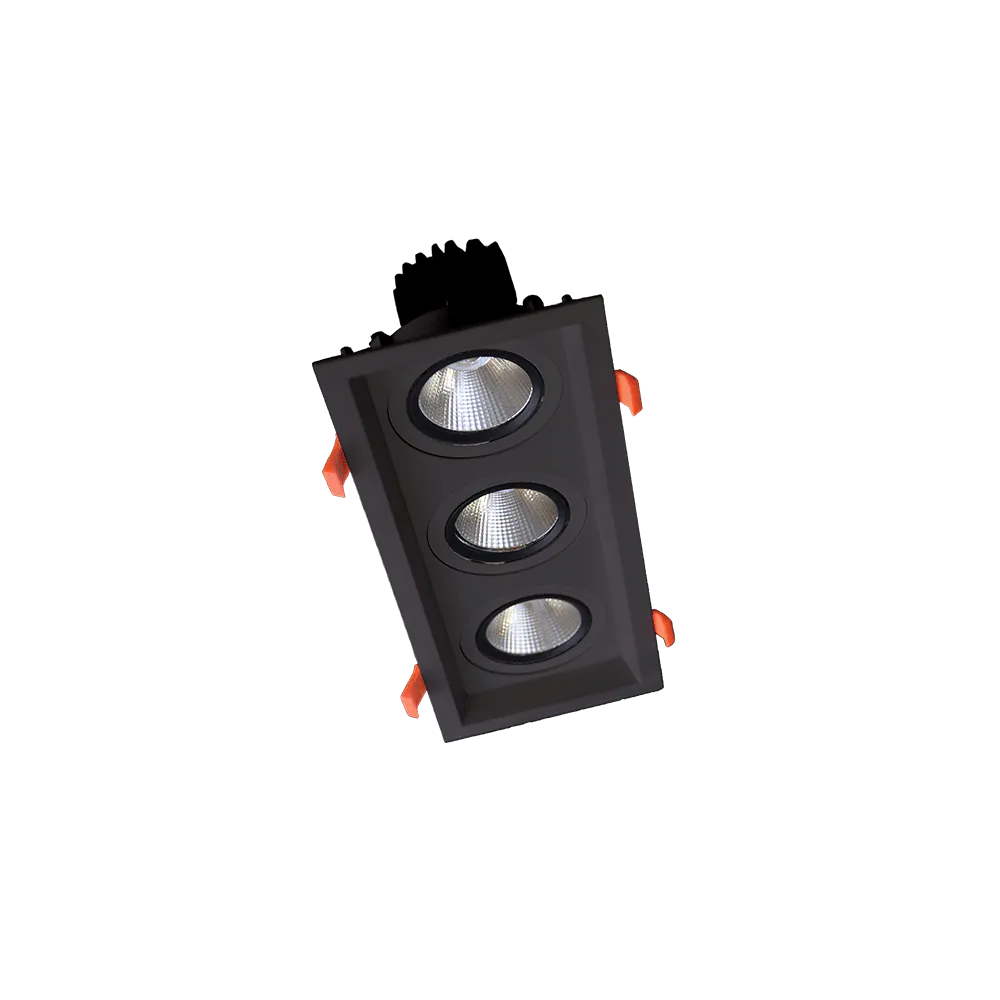 ТРОЙНА ПОДВИЖНА LED ЛУНА 3X30W 230V 3000K ЧЕРНА