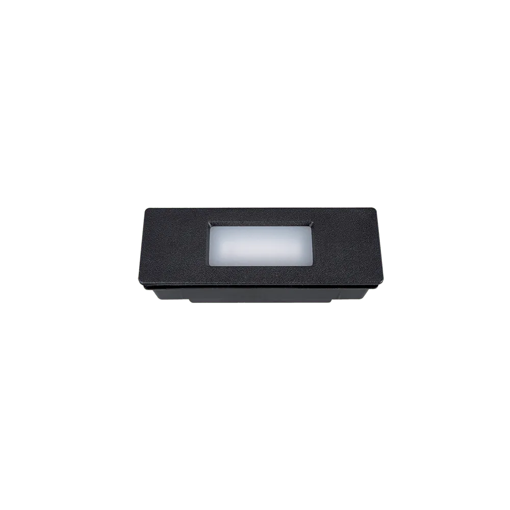 NINA150 LED АПЛИК ЗА ВГРАЖДАНЕ 3,5W CCT IP55 ЧЕРЕН