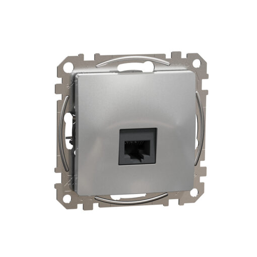 SDD113461 Sedna Design & Elements Информационна Розетка CAT 6 UTP, RJ45, алуминий
